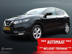 Nissan Qashqai - 1.2 N-Connecta Automaat, Trekhaak, Pdc voor + achter + camera, Cruise, Clima, Donker glas,