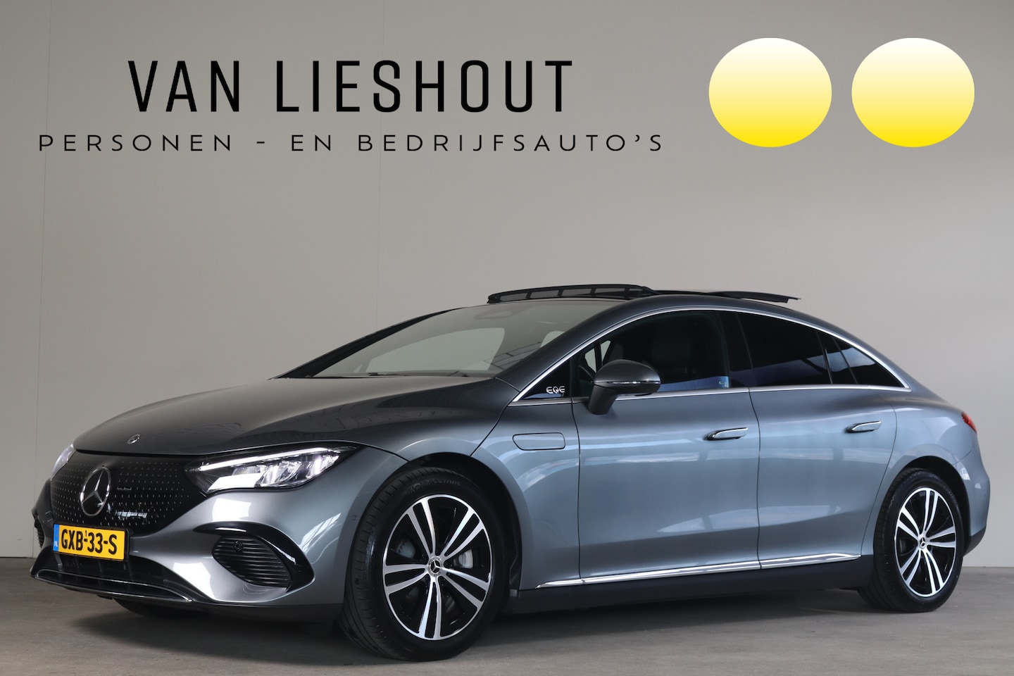 Mercedes-Benz EQE - 300 Business Edition 90 kWh - NL- Auto!! Pano I Mem. seats I Sfeerverl. - AutoWereld.nl