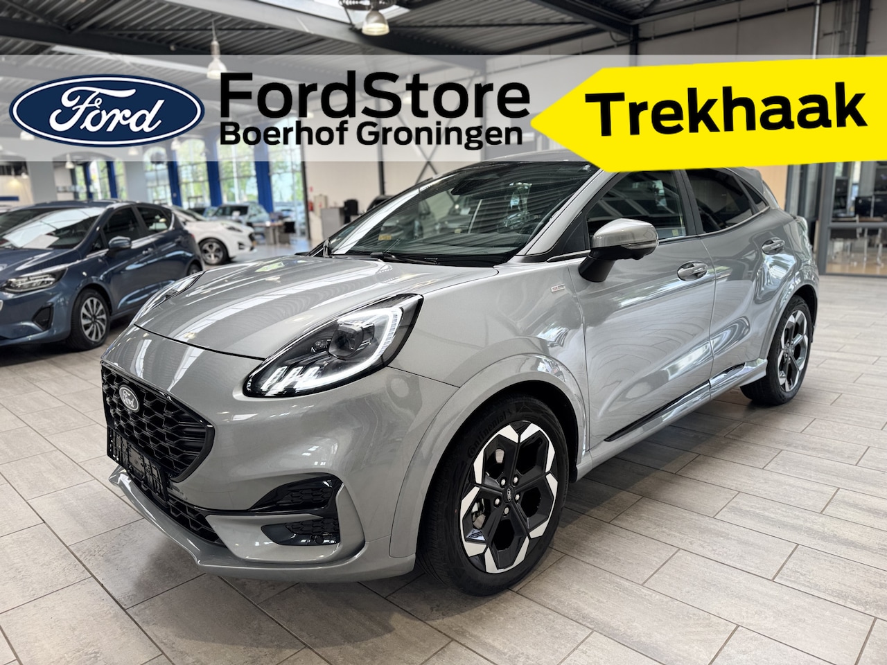 Ford Puma - EcoBoost 125 pk Hybrid ST-Line | Trekhaak | Winter Pack | Adapt. Cruise | Pano | Full LED - AutoWereld.nl