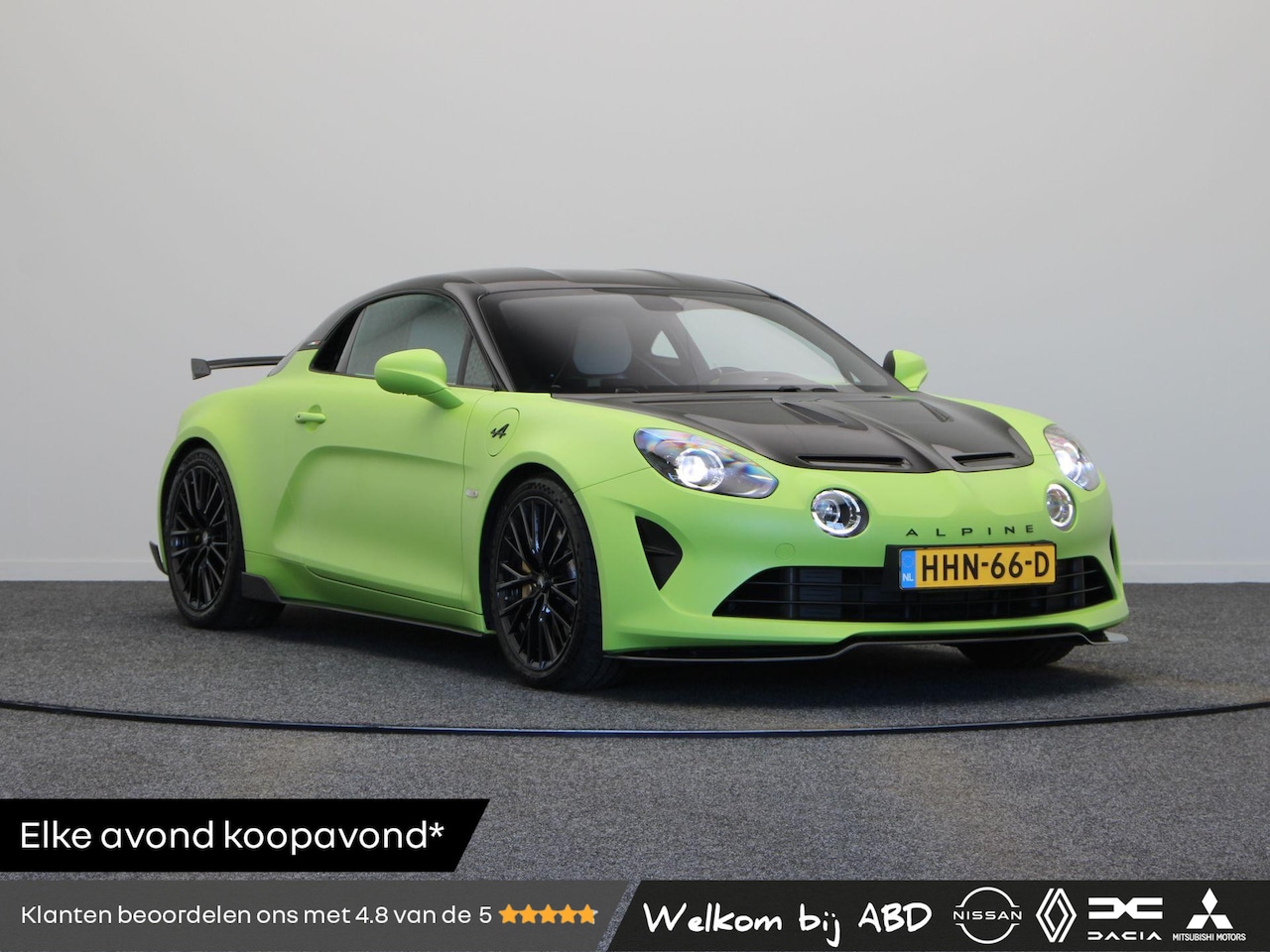 Alpine A110 - 300pk Turbo R Turini | Akrapovic | Herritage | Sabelt® Track racezetels | - AutoWereld.nl