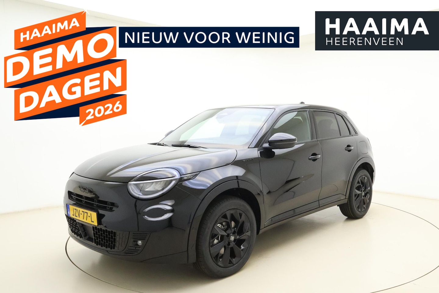 Fiat 600 - 1.2 Hybrid 145pk Automaat Sport | Navigatie | Elektrische achterklep | Alcantara bekledin - AutoWereld.nl