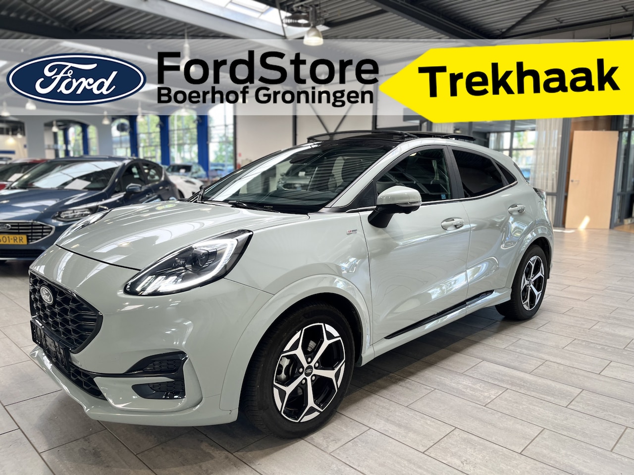 Ford Puma - EcoBoost 125 pk Hybrid ST-Line | Trekhaak | Winter Pack | Adapt. Cruise | Pano | Full LED - AutoWereld.nl