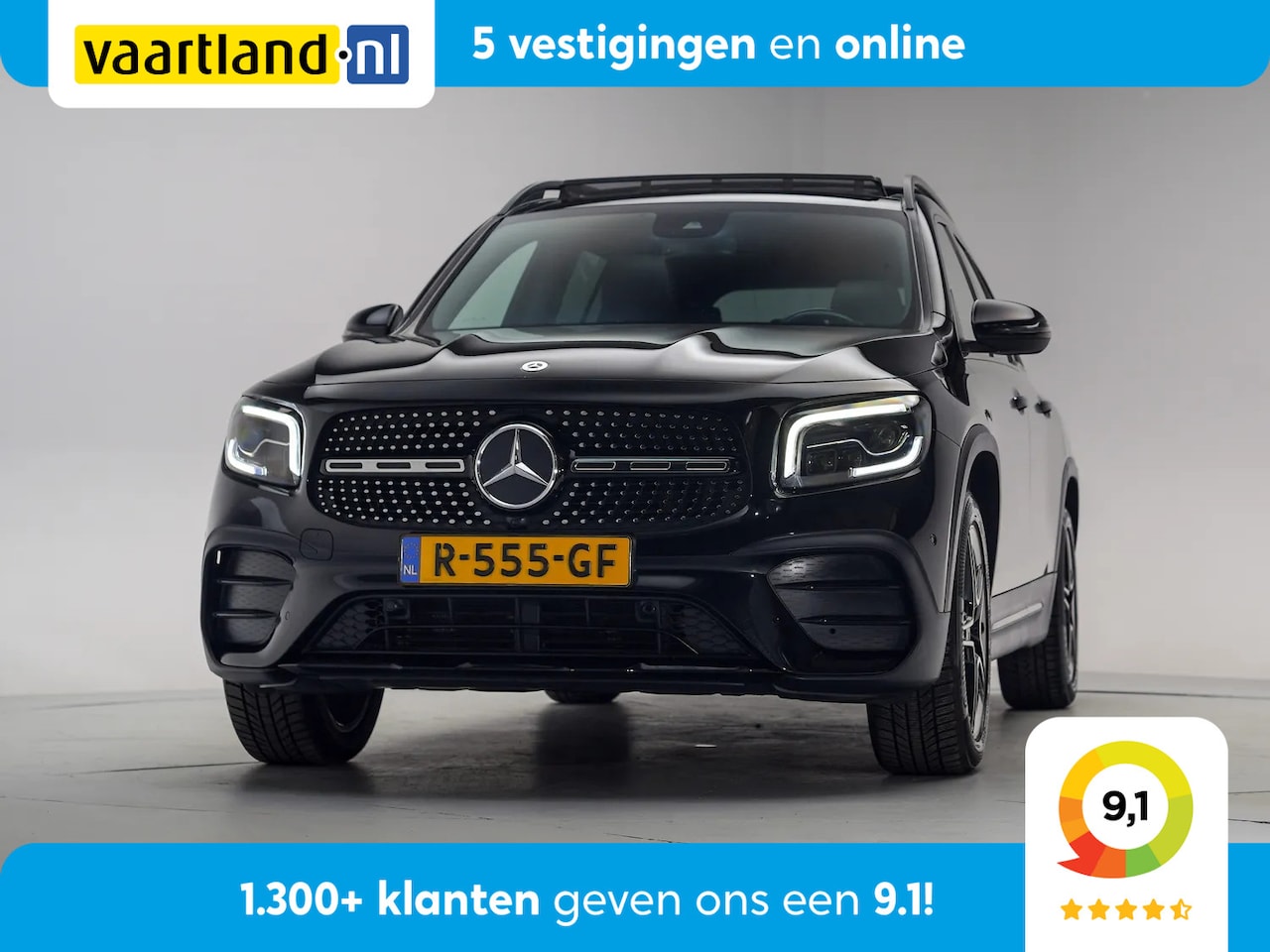 Mercedes-Benz GLB - 180 AMG Night Pakket Aut. [ Panoramadak Sfeerverlichting Camera ] - AutoWereld.nl