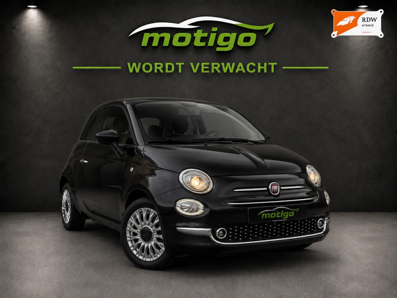 Fiat 500 - 1.2 Lounge/BTW auto/Pano/Carplay/Cruise/airco/lm - AutoWereld.nl