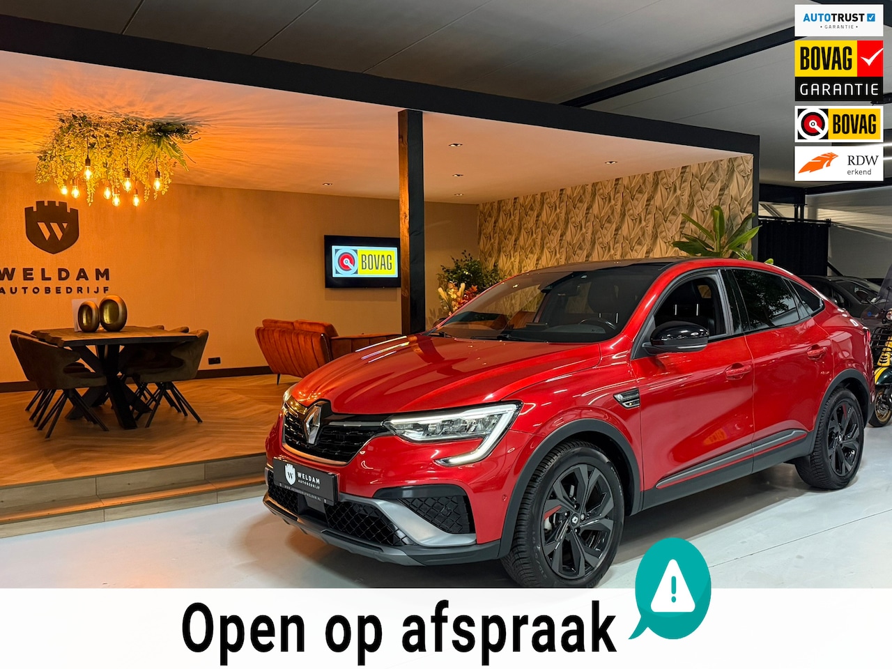 Renault Arkana - 1.6 E-Tech Hybrid 145 R.S. Line|ACC|Keyless|Stoel/Stuurverw.|Carbon|CarPlay|Rijklaar - AutoWereld.nl