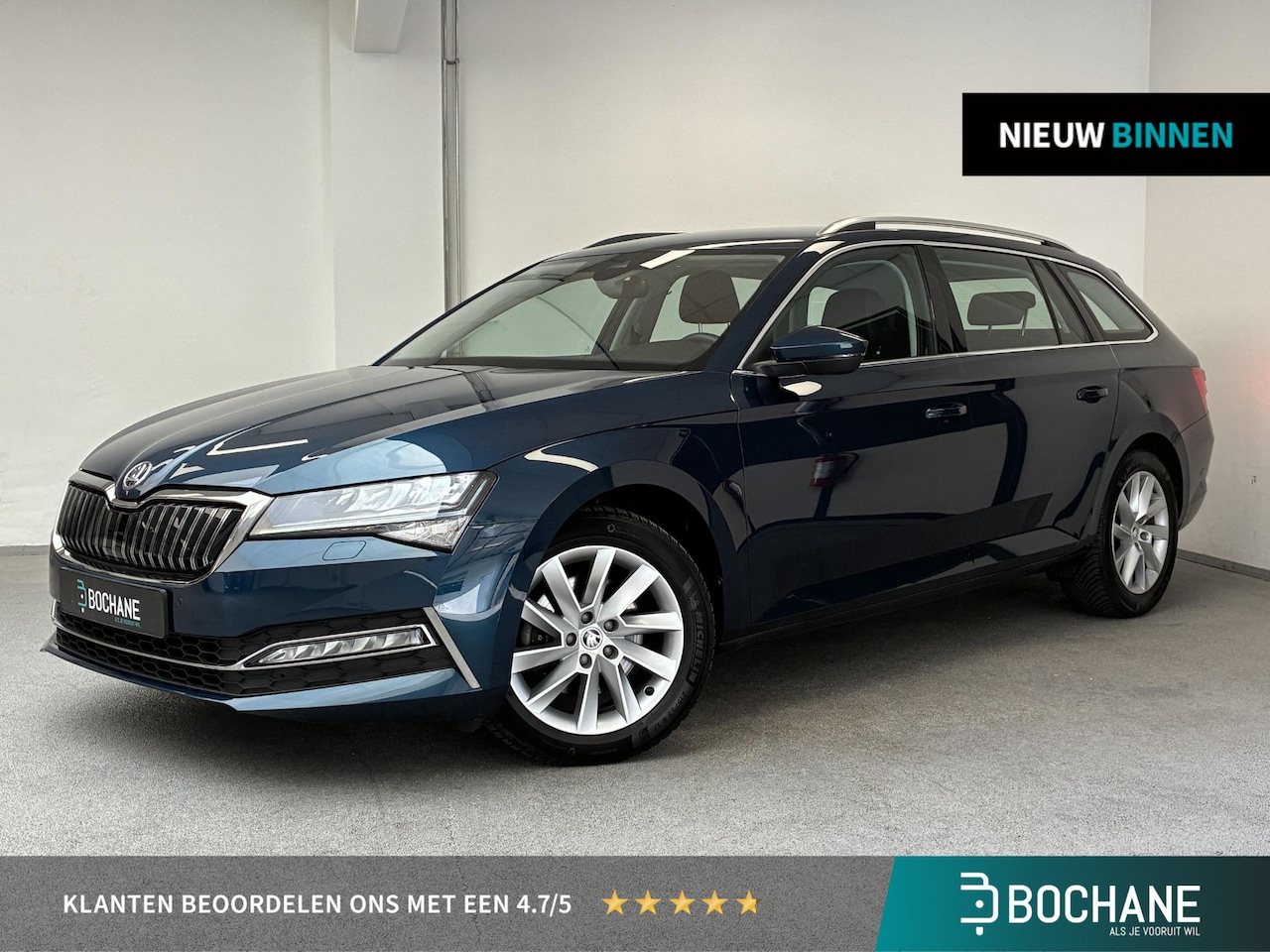 Skoda Superb Combi - 1.4 TSI iV Business Edition Plus | LEDER | TREKHAAK | ACC | - AutoWereld.nl