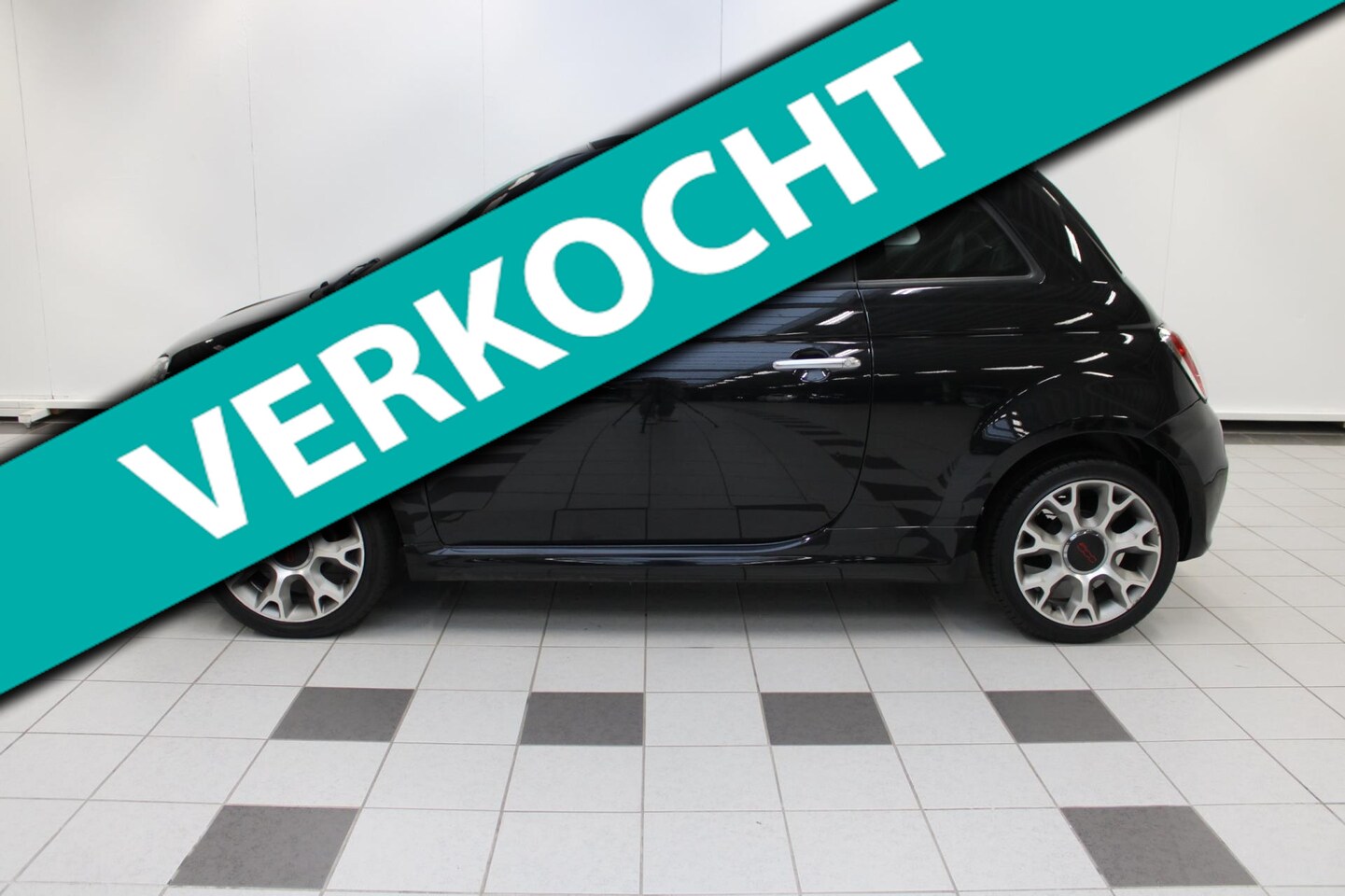 Fiat 500 - 1.2 Lounge - Cabrio en Lederen Bekleding - AutoWereld.nl
