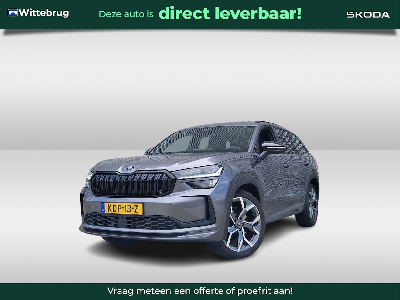 Skoda Kodiaq - 1.5 TSI PHEV Sportline Business / Trekhaak / Panoramadak / Comfort Pakket / Light & View P - AutoWereld.nl