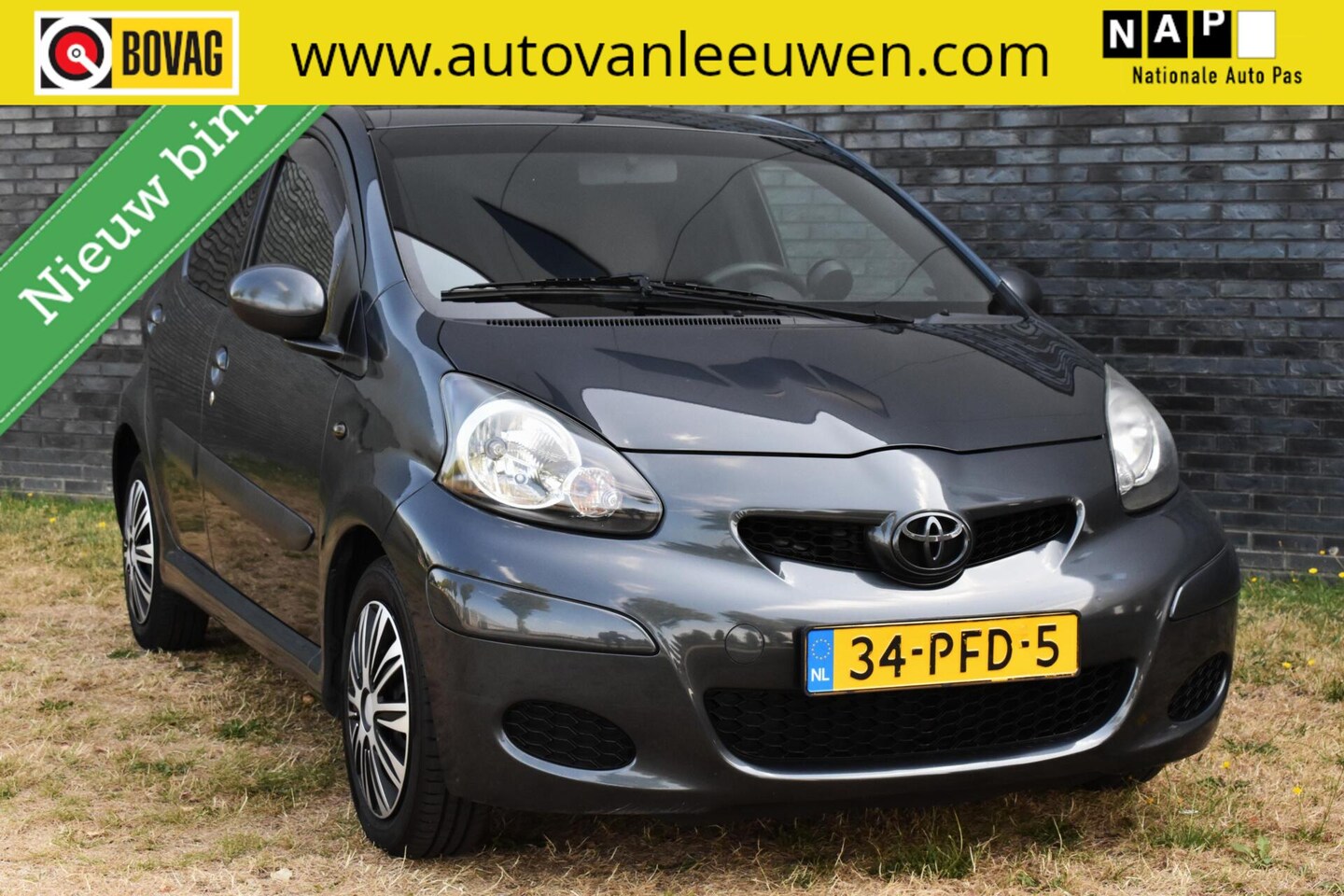 Toyota Aygo - 1.0-12V AIRCO/5 DEURS/CARPLAY-ANDROID/ETC.! - AutoWereld.nl