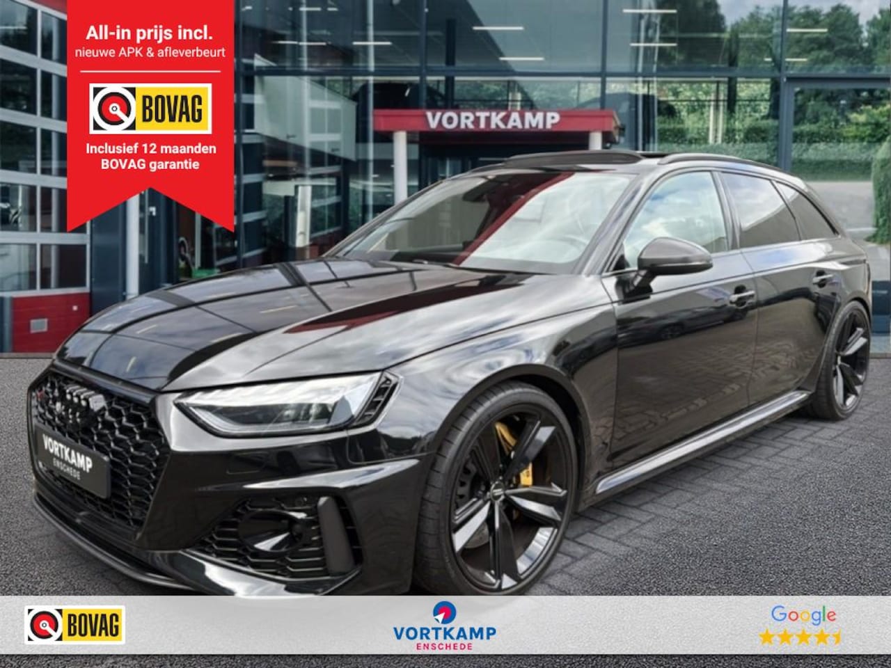 Audi RS4 - 2.9 TFSI QUATTRO COMPETITION+ CARBON/TREKHAAK/PANO-DAK/CAMERA/BenO - AutoWereld.nl