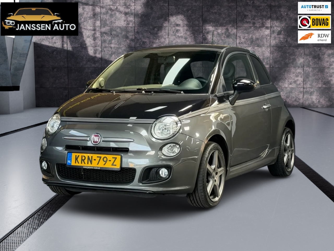 Fiat 500 - 1.2 GQ Edition | Leder | Climate | Two Tone | City | zeer leuke uitvoering - AutoWereld.nl