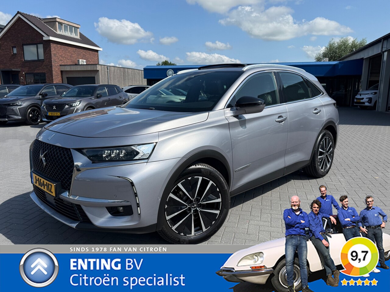 DS 7 Crossback - 1.6 PT 225 EAT8 SO CHIC RIVOLI SCHUIFDAK MATRIX ADAPT CRUISE TREKHAAK - AutoWereld.nl