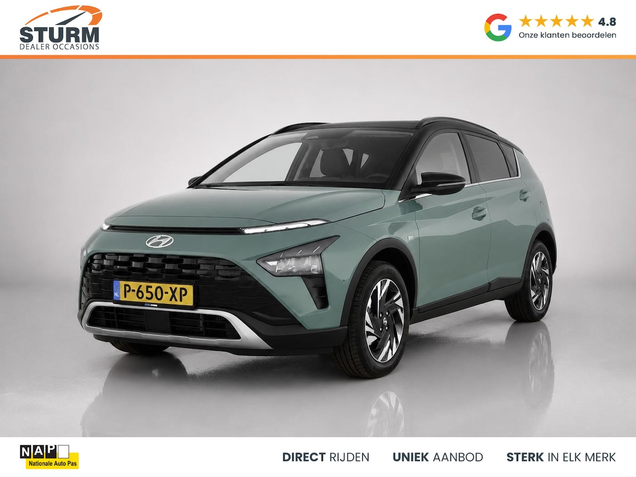 Hyundai Bayon - 1.0 T-GDI Premium Automaat, NL-Auto incl. Trekhaak! - AutoWereld.nl