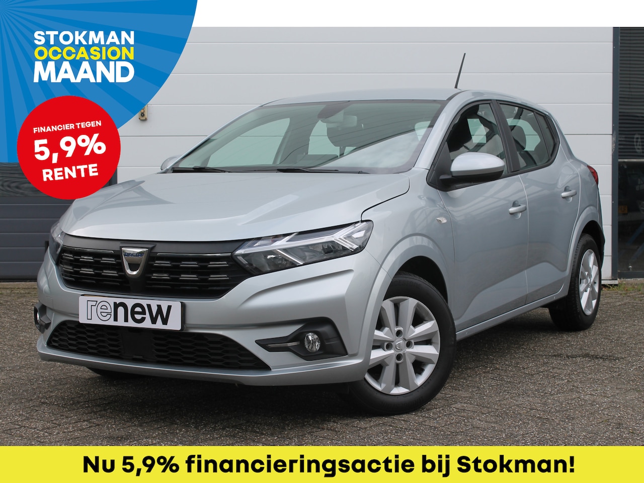 Dacia Sandero - 1.0 TCe 100 Bi-Fuel Comfort | airco | cruise control | parkeersensoren - AutoWereld.nl