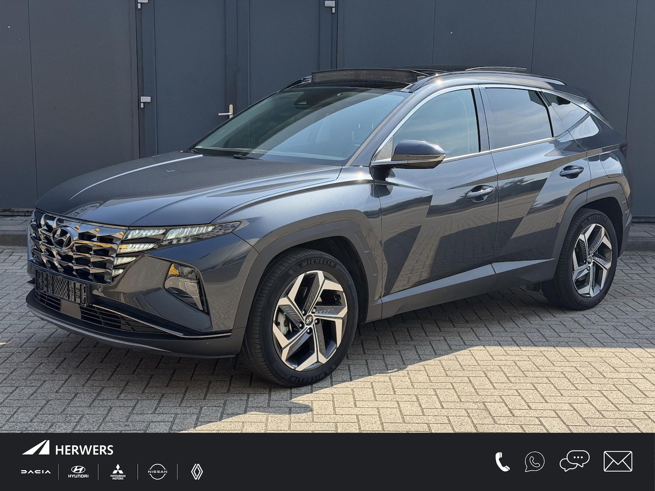 Hyundai Tucson - 1.6 T-GDI HEV 230pk Premium Sky / Schuif Kantel Dak / 360 Graden Camera / Adaptieve Cruise - AutoWereld.nl