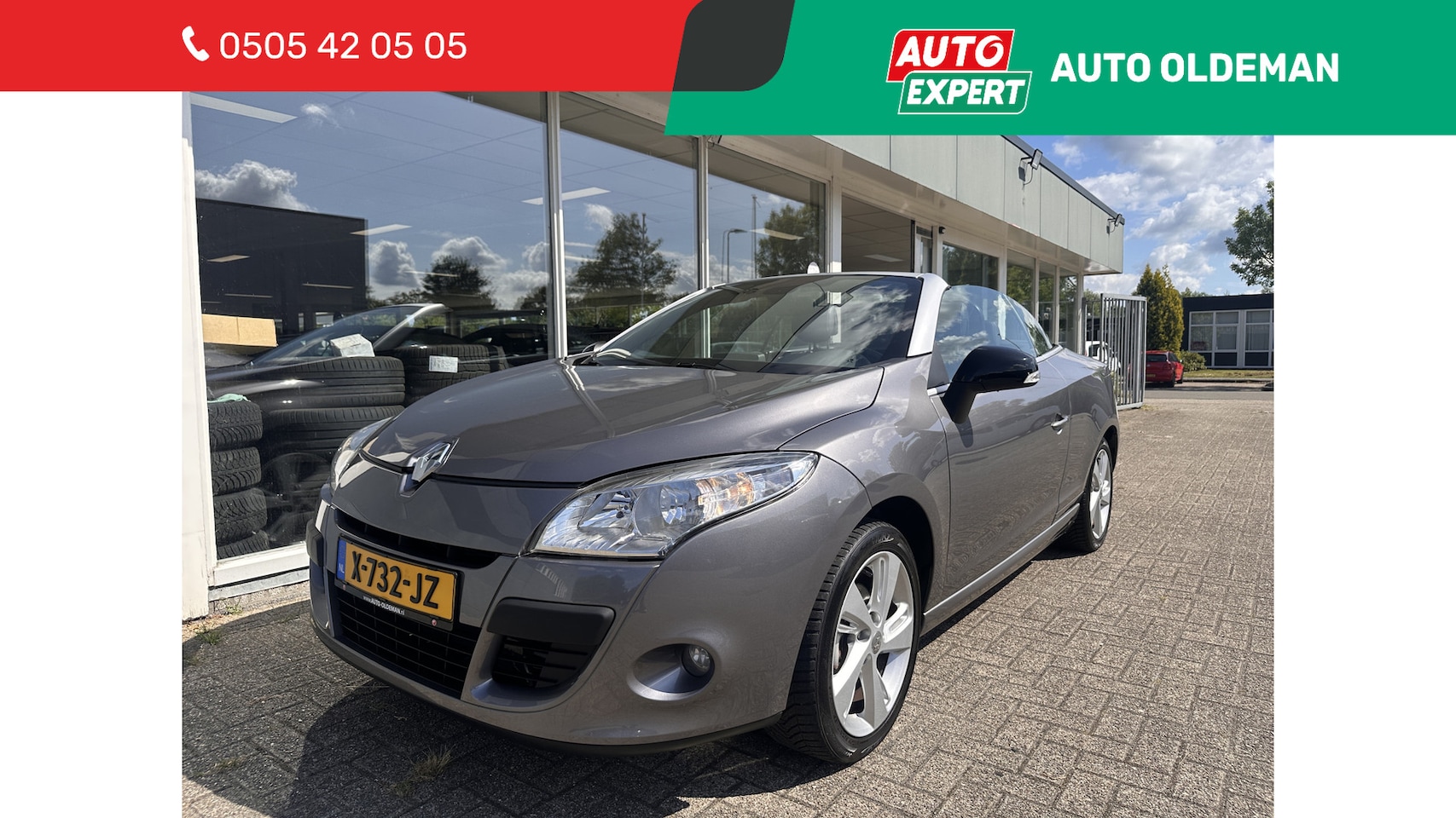 Renault Mégane coupé cabriolet - 2.0 GT-Line AUTOMAAT LEDER,NAVI,BLUETOOTH,CLIMA,CRUISE - AutoWereld.nl