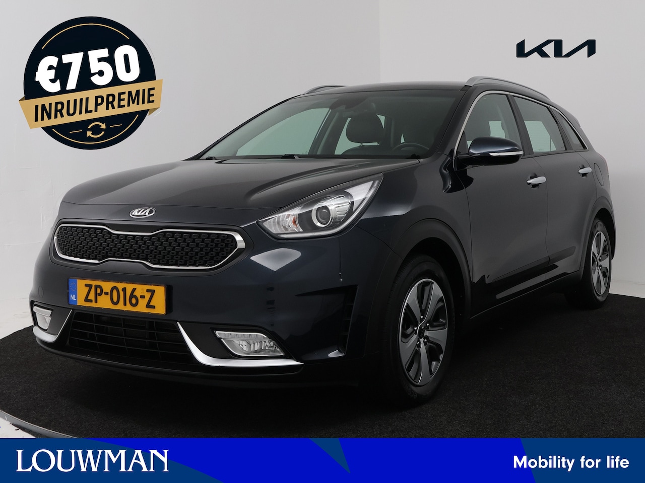 Kia Niro - 1.6 GDi Hybrid DynamicLine Trekhaak | Camera | Apple Carplay/Android Auto | €750-inruilpre - AutoWereld.nl