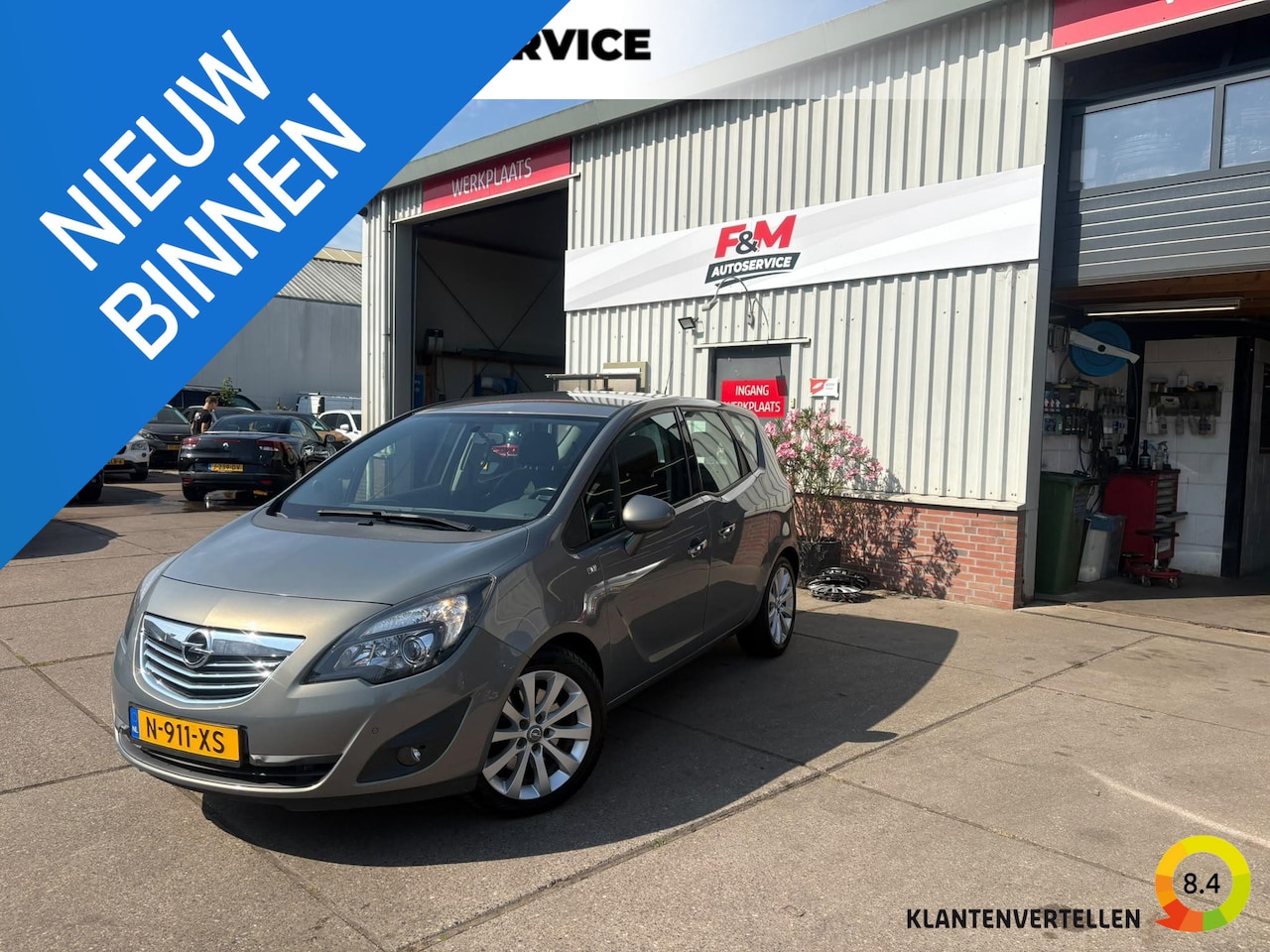 Opel Meriva - 1.4 Turbo Color Edition Airco, cruise, stoelverwarming, pdc, trekhaak - AutoWereld.nl
