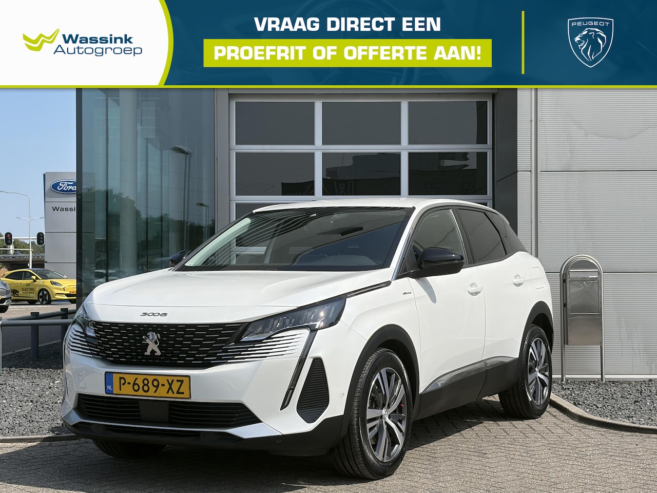 Peugeot 3008 - 1.6 HYbrid 225 Allure Pack Business I Navigatie I Achteruitrijcamera I - AutoWereld.nl