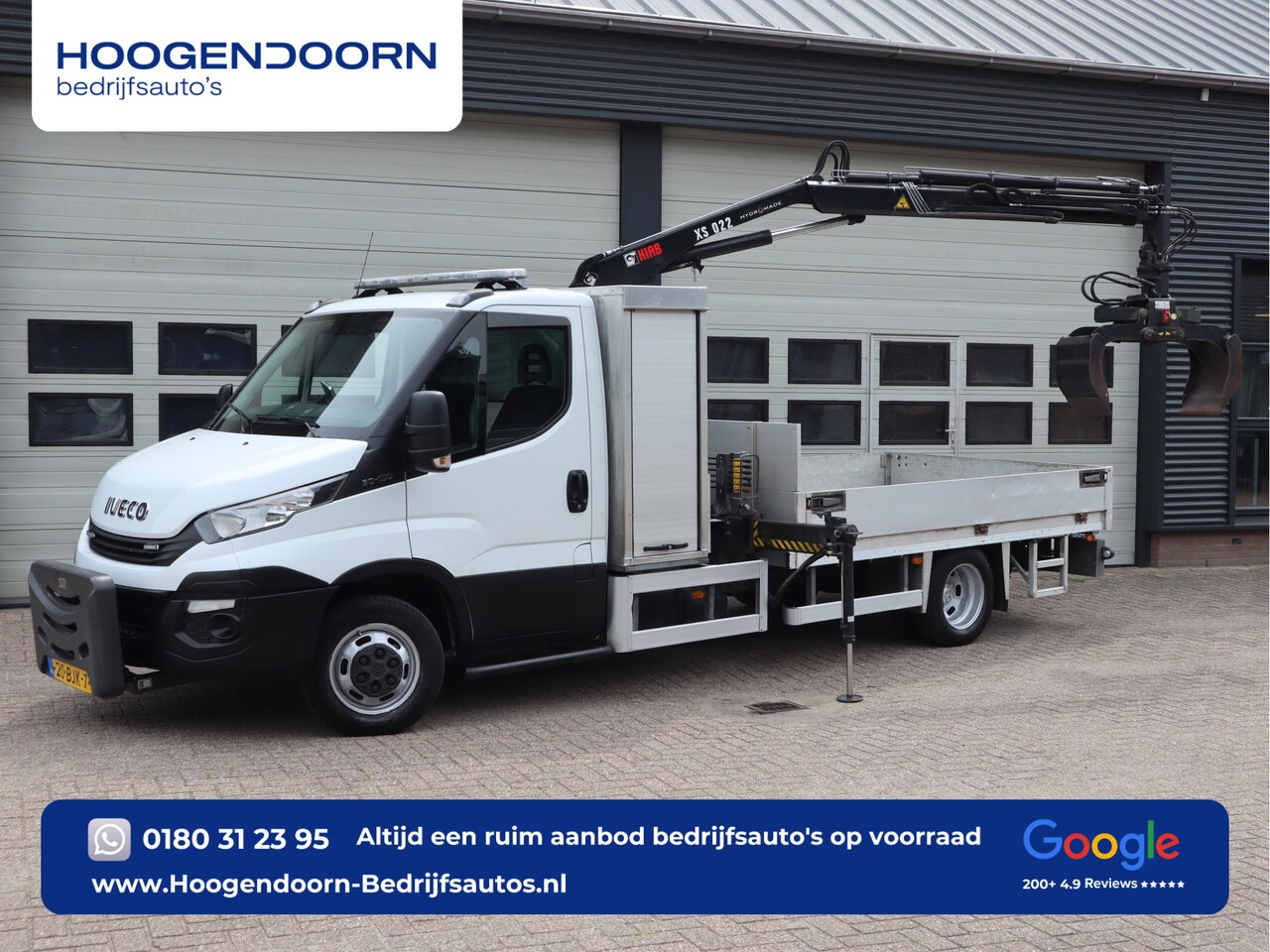 Iveco Daily - 50C15 3.0 Euro 6 - HIAB kraan - 2 x PTO - NIDO - Openlaadbak - AutoWereld.nl