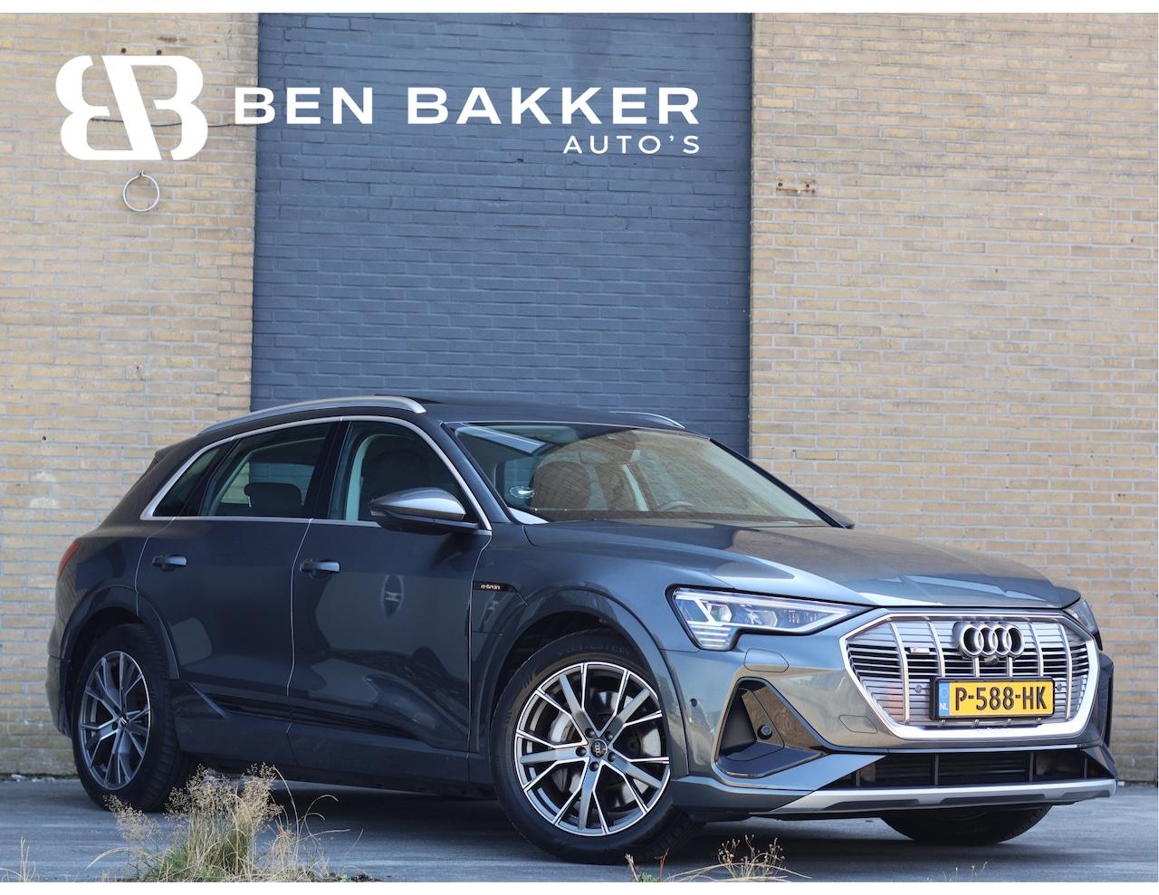 Audi e-tron - 50 quattro 71 kWh S-line Luchtvering | Pano | 360° Camera | ACC | Haak | BTW - AutoWereld.nl