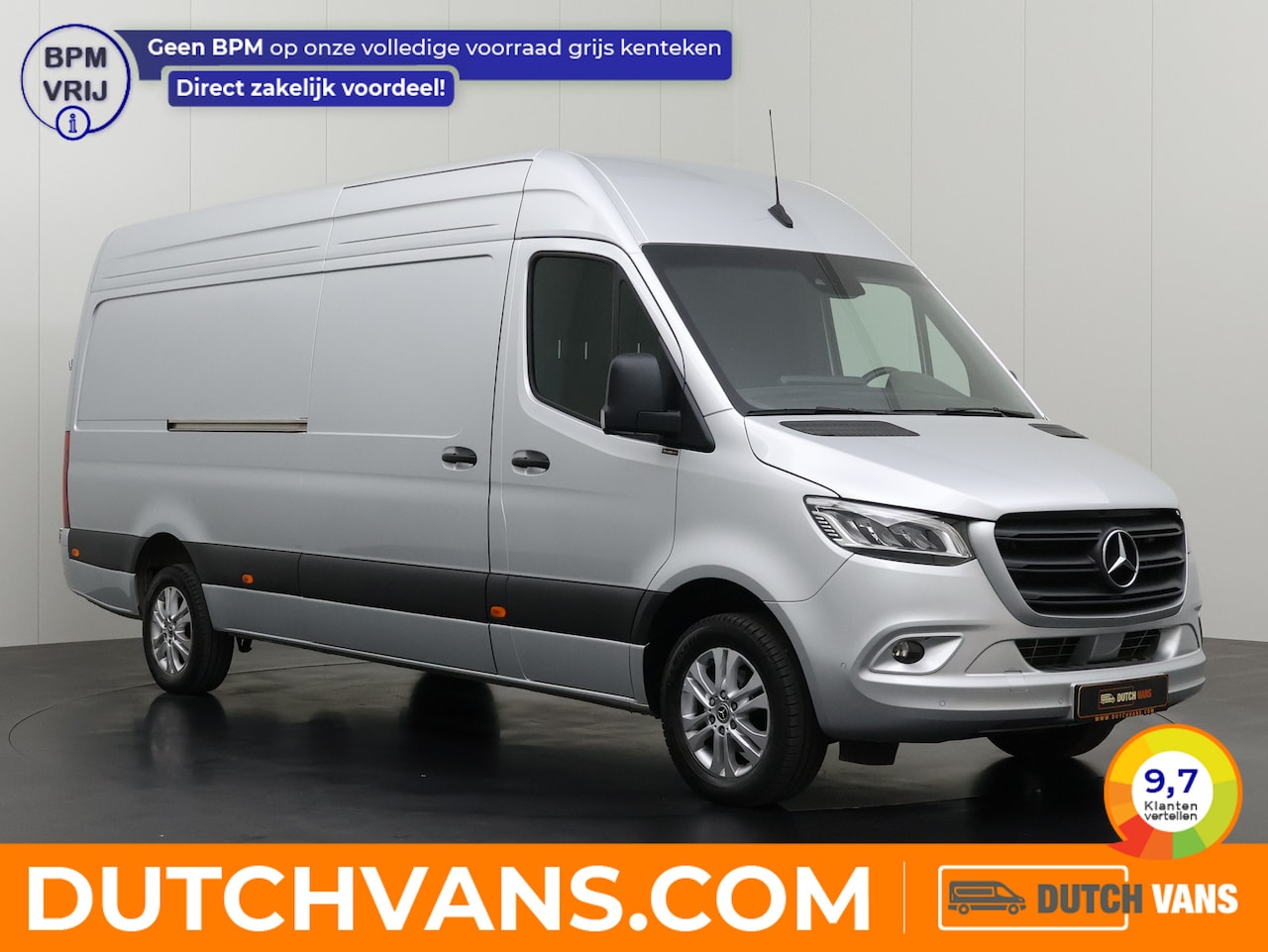 Mercedes-Benz Sprinter - 319CDi Automaat L3H2 Maxi Exclusive | 3500Kg Trekhaak | 10" Navgatie+Camera | Led | Vol !! - AutoWereld.nl