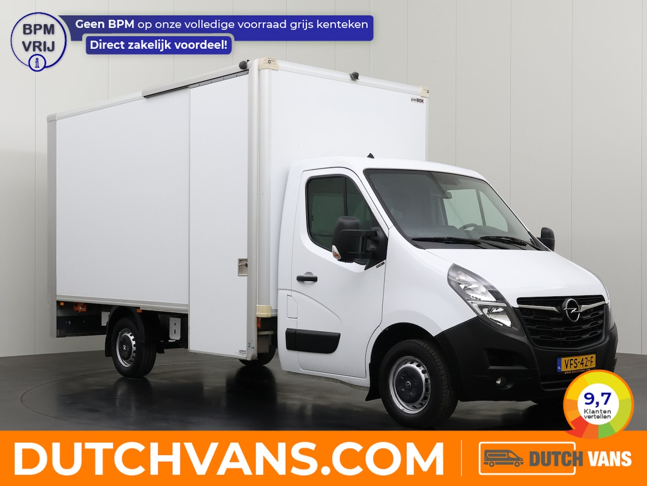 Opel Movano - 2.3Turbo 150PK Bakwagen+Laadklep | 1080Kg Laadvermogen | Navigatie | 360 Camera | Airco | - AutoWereld.nl