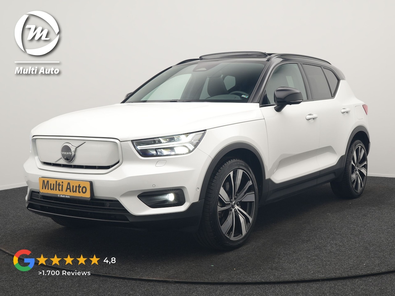 Volvo XC40 - Pro Recharge Pure Electric 70kWh 232pk | Panodak | Adaptive Cruise | 360 Camera | Warmtepo - AutoWereld.nl