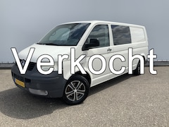 Volkswagen Transporter - Marge 2.5 TDI 340 Trendline Dub Cab 6 Pers Airco Cruise Trekhaak 2500 kg Alu Velg L.V Veer