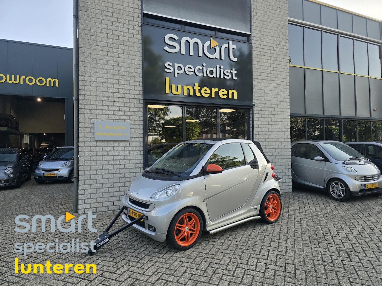 Smart Fortwo cabrio - 1.0 BRABUS ! garantie! stoelverwarming! trekstang! - AutoWereld.nl