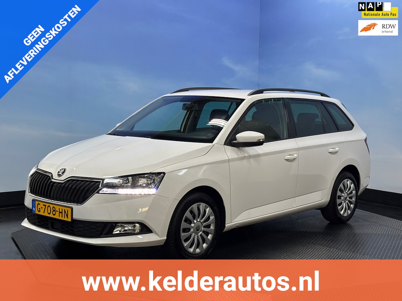Skoda Fabia Combi - 1.0 TSI Ambition Airco | Cruise | Navi | Trekhaak - AutoWereld.nl