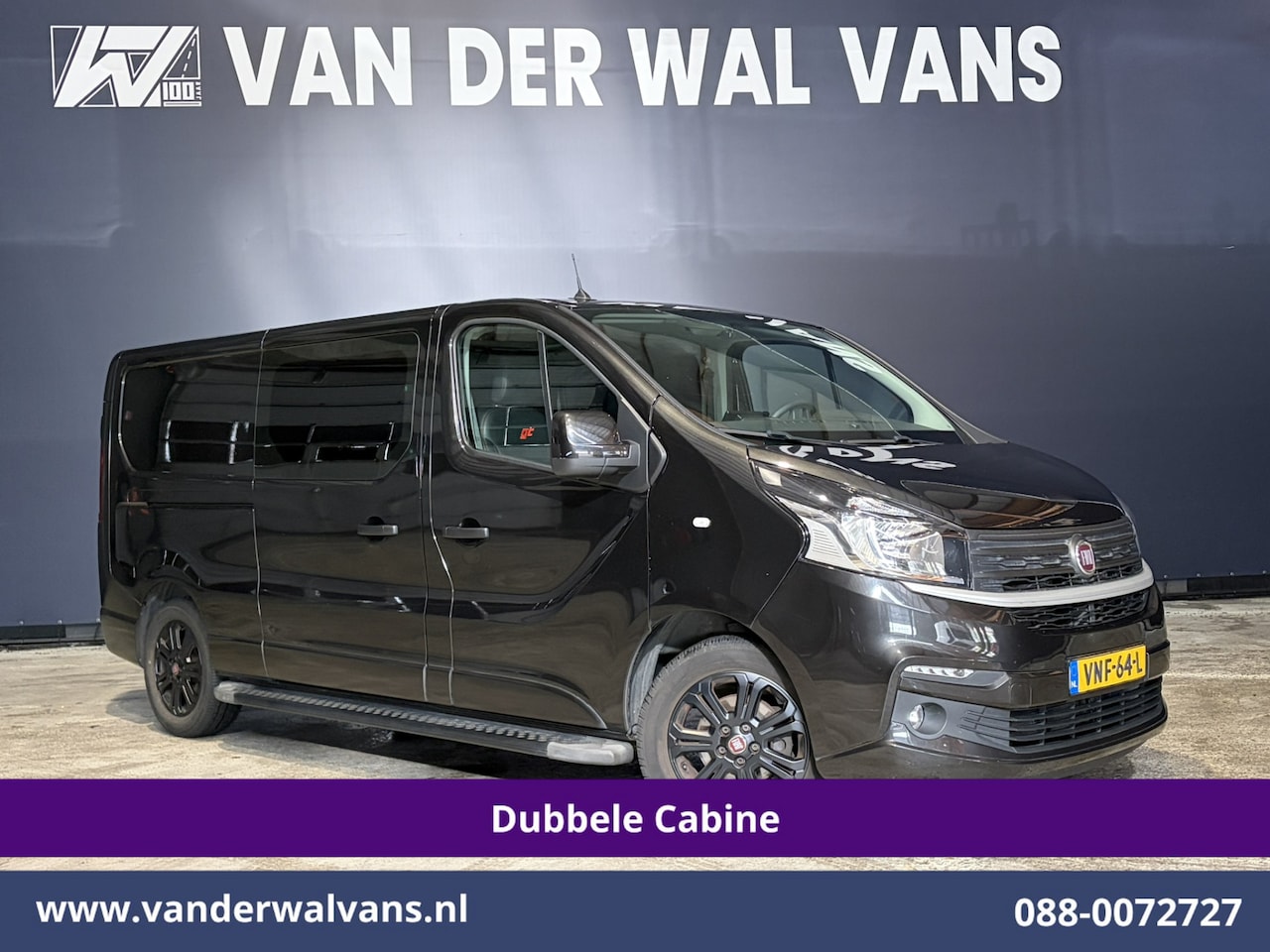 Fiat Talento - 2.0 MultiJet 146pk L2H1 Dubbele Cabine Euro6 Airco | 5-Zits | Camera | Cruisecontrol | App - AutoWereld.nl