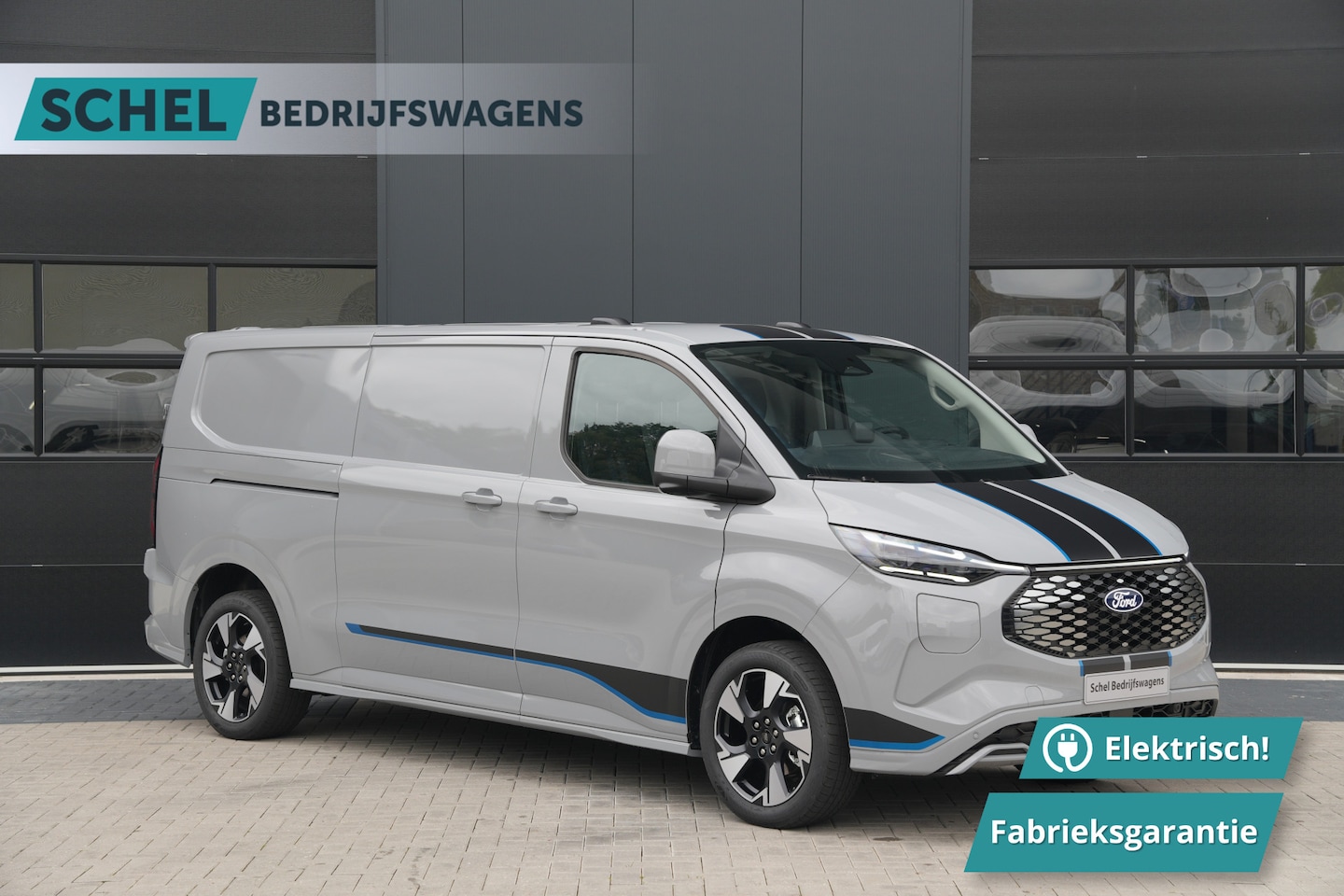 Ford Transit Custom - E-Transit 340 L2H1 Sport 71 kWh 218pk - ACC - DDS LED - Pro Power - Verwarmd stuurwiel - N - AutoWereld.nl