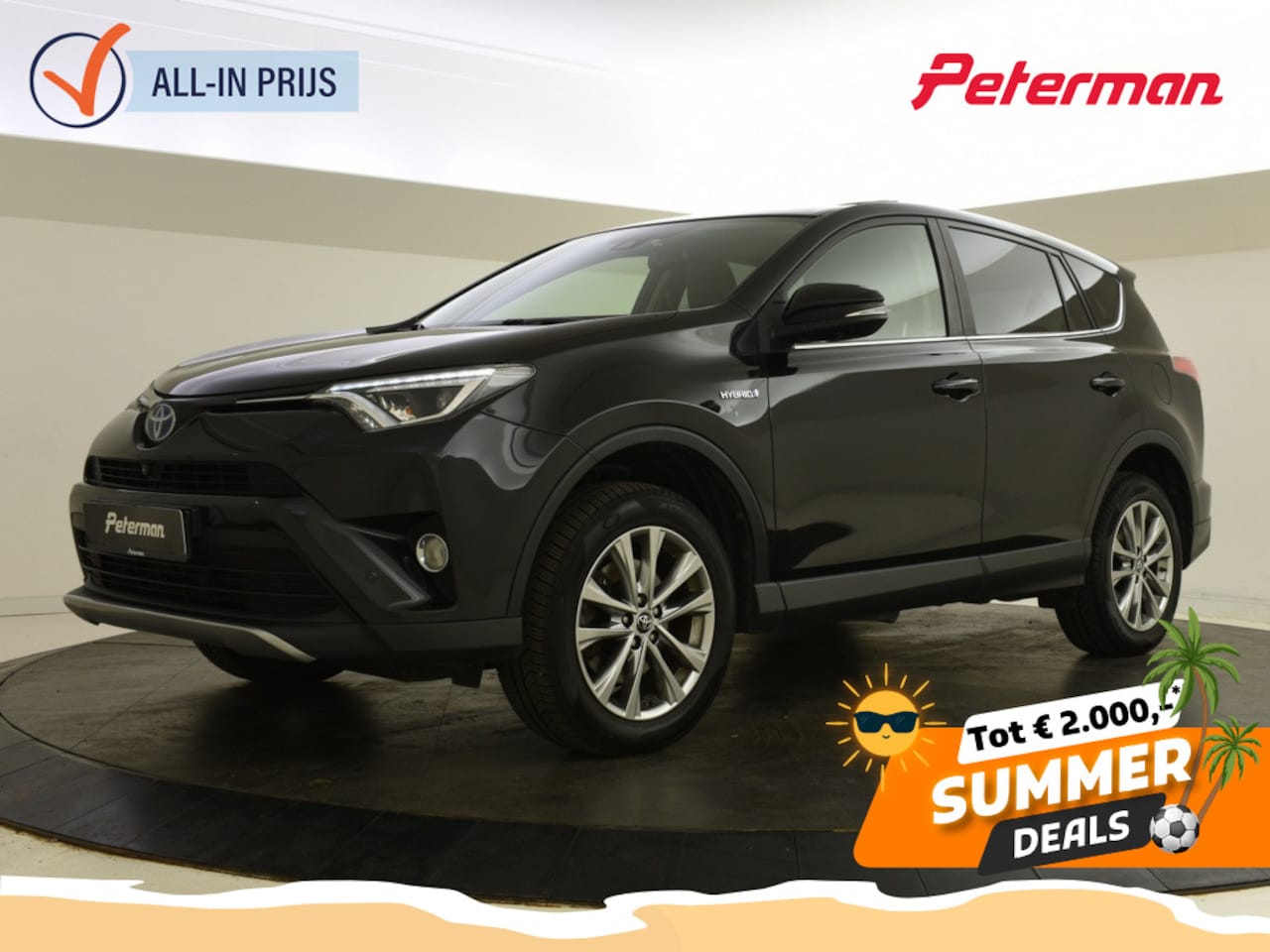 Toyota RAV4 - 2.5 Hybrid AWD Lounge | Schuif/-kantel | Stoelverw. | Blindspot - AutoWereld.nl