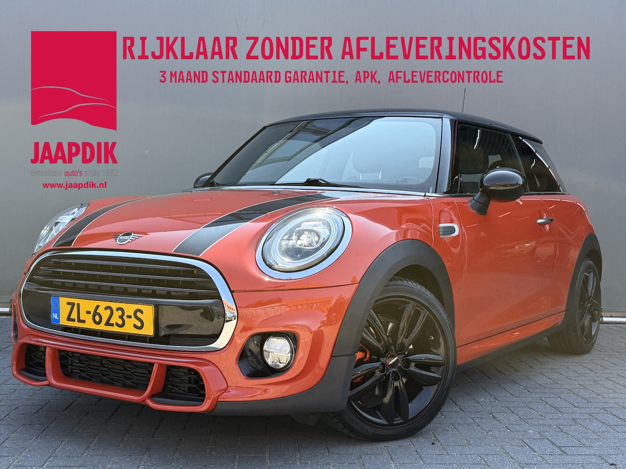 MINI 3-Deurs - BWJ 2019 1.5 Cooper Works Model 136 PK FULL LED | HALF LEDER | KEYLESS | NAVI | CLIMA | CR - AutoWereld.nl