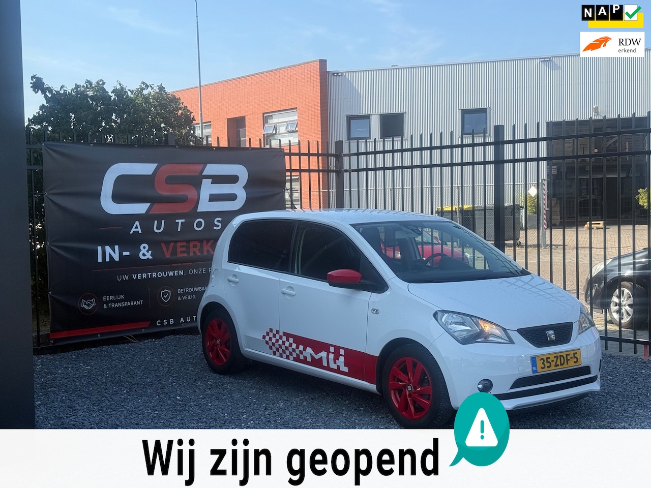 SEAT Mii - 1.0 Style Sport AIRCO!PDC!NAVI!5DEURS!KOOPJE! - AutoWereld.nl