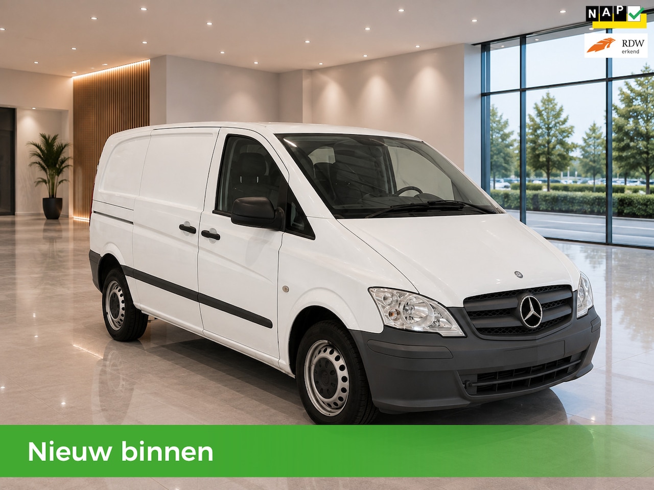 Mercedes-Benz Vito - 110 CDI 320 NAP- BTW Auto– Airco– Nieuwe APK- Elek.ramen - AutoWereld.nl
