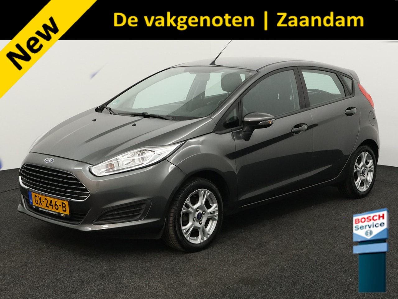 Ford Fiesta - 1.0 Style airco, elecraam, 4-deurs, centrvergr, Hill hold, Bluetooth, Navigatie, Lichtmeta - AutoWereld.nl