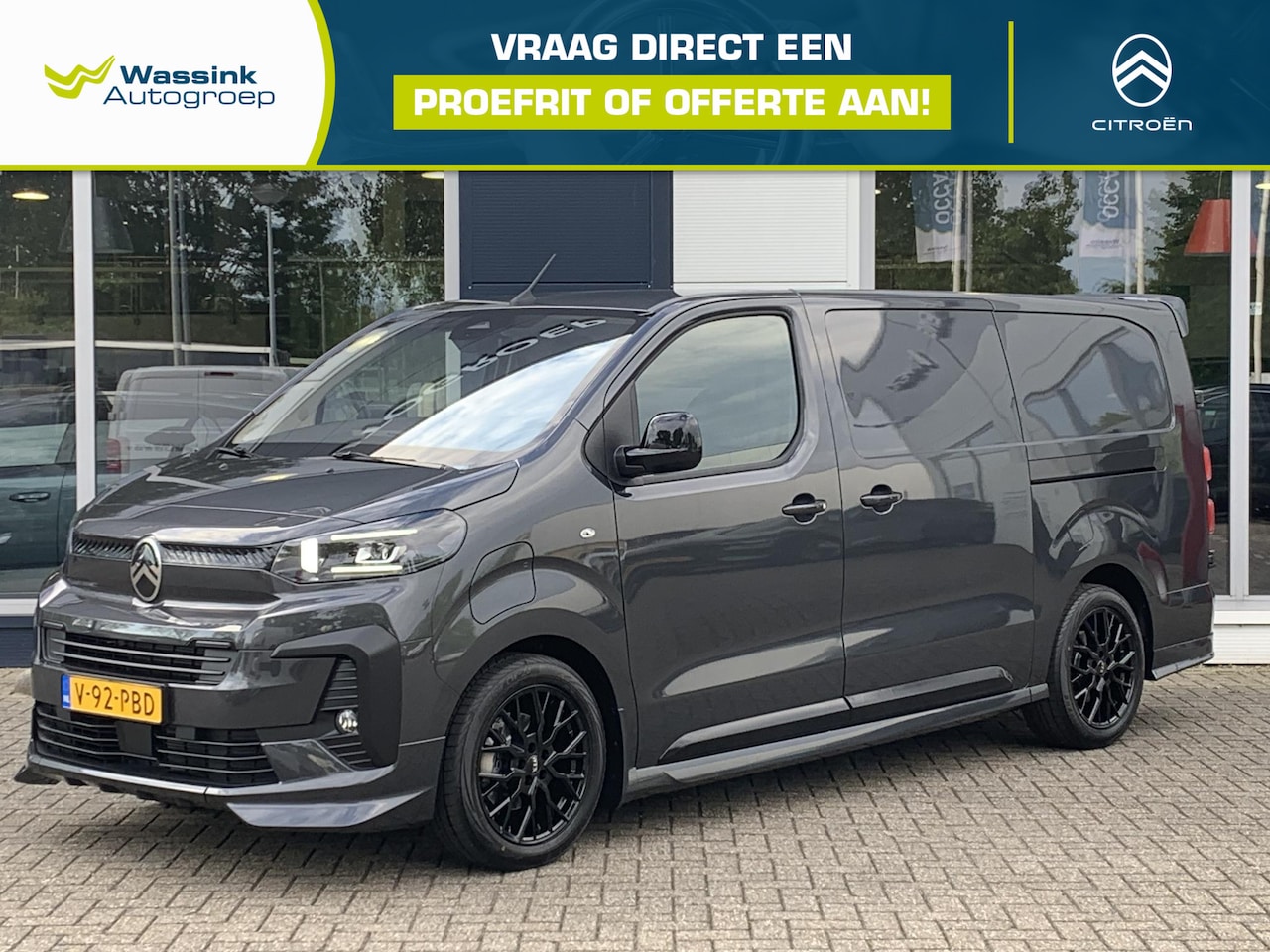 Citroën ë-Jumpy - L3 136 75 kWh STX Edition | Leder | Stoelverwarming | 18inch wielen | Spoiler pakket | Cru - AutoWereld.nl