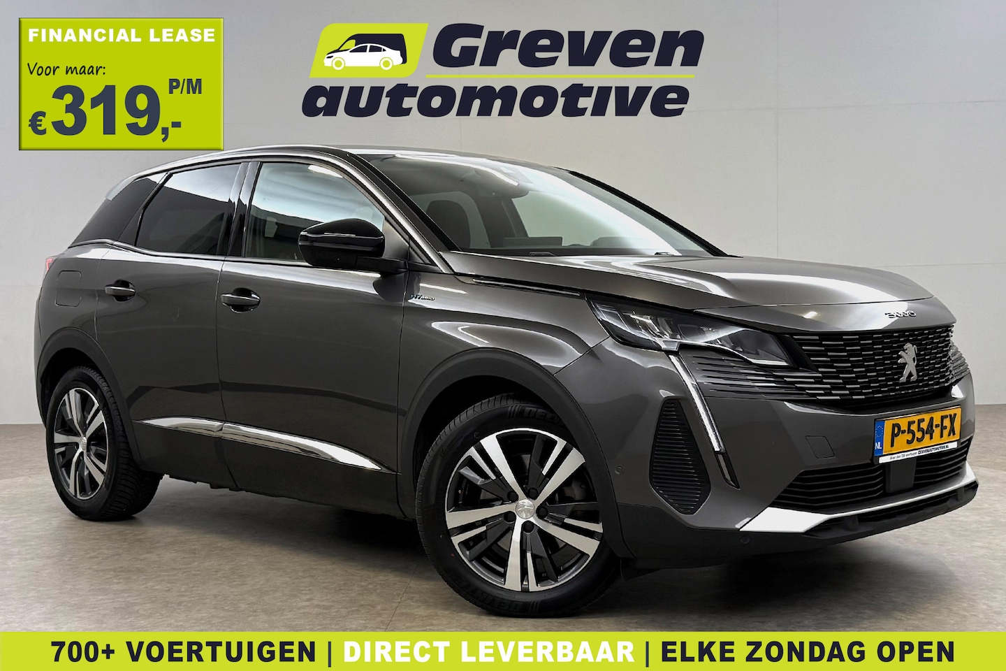 Peugeot 3008 - 1.6 Hybrid 225PK Allure | Camera | Virtual | Carplay | LED | Clima | Cruise | Navi - AutoWereld.nl