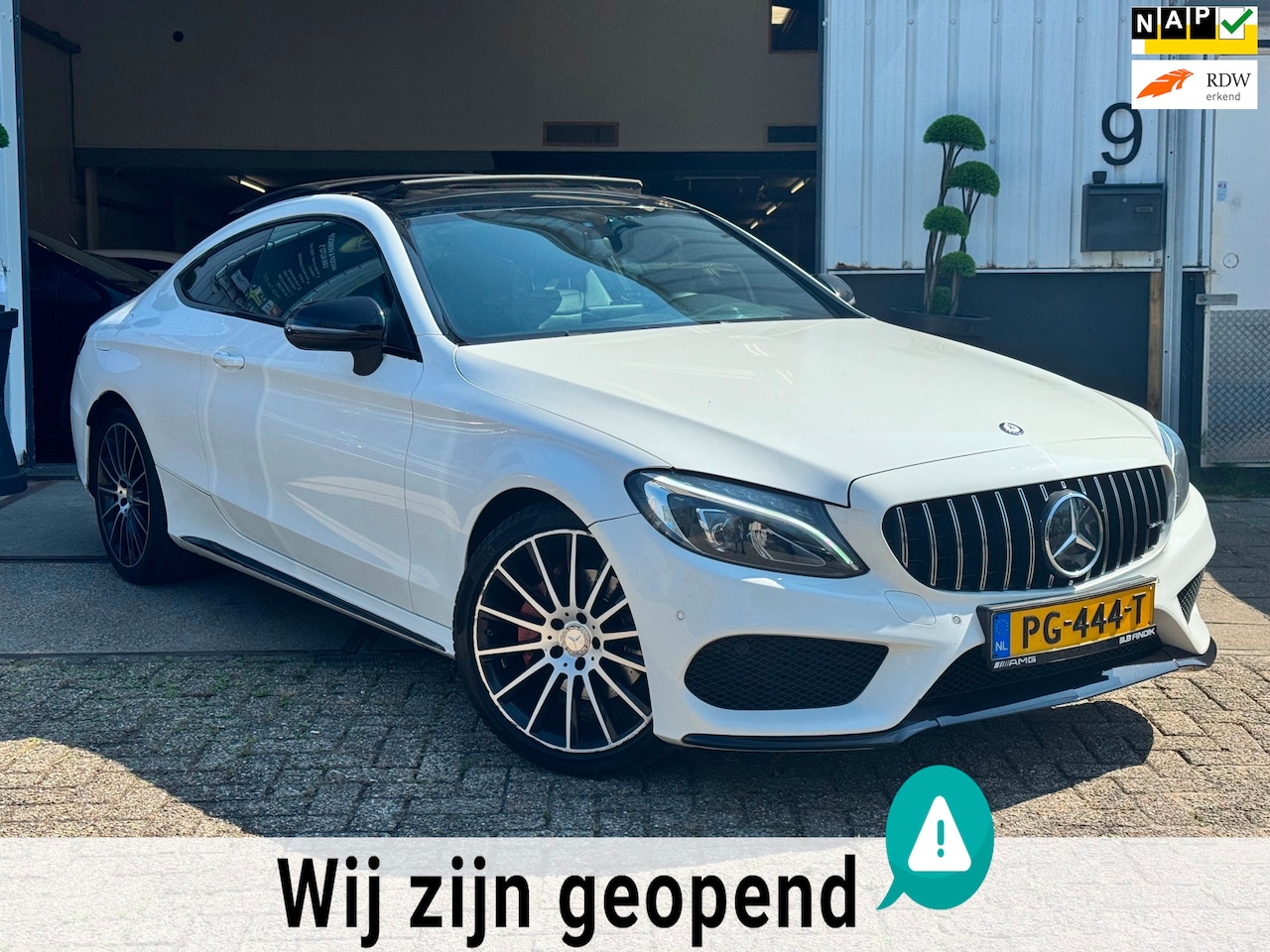 Mercedes-Benz C-klasse Coupé - 180 | AMG LINE | PANO | AUTOMAAT | APK | 2017 | - AutoWereld.nl