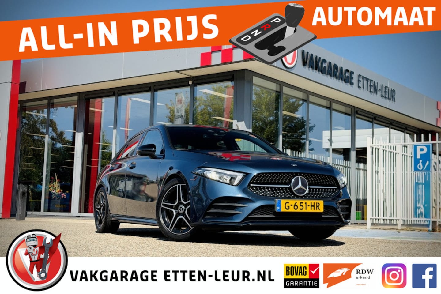 Mercedes-Benz A-klasse - 180 Bns Sol. AMG/SCHUIFDAK/AUTOMAAT - AutoWereld.nl