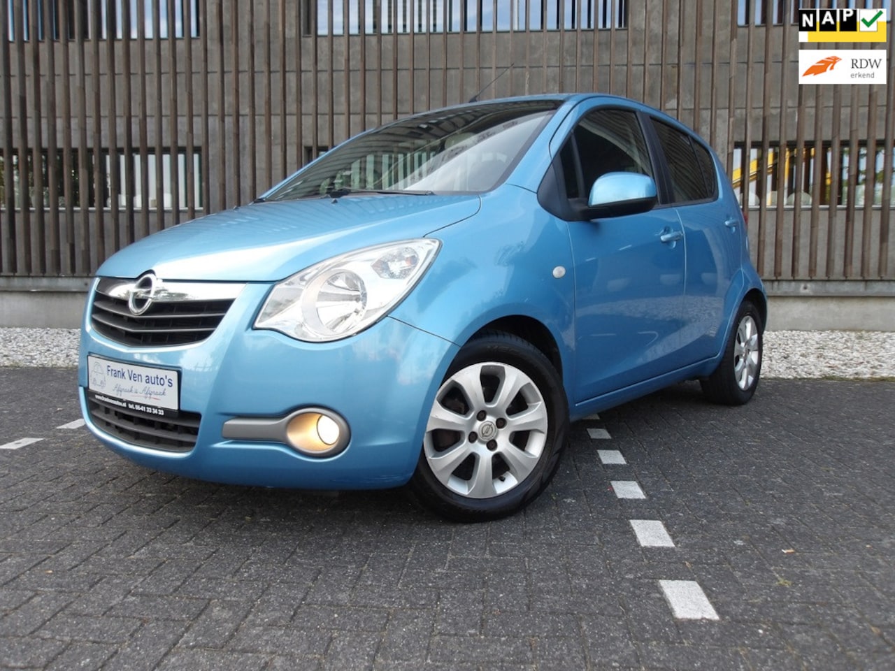 Opel Agila - 1.2 Enjoy/HOGE INSTAP/AIRCO/5dr/2e eig/NAP/nw APK en onderhoudsbeurt, isofix/5 zitplaatsen - AutoWereld.nl