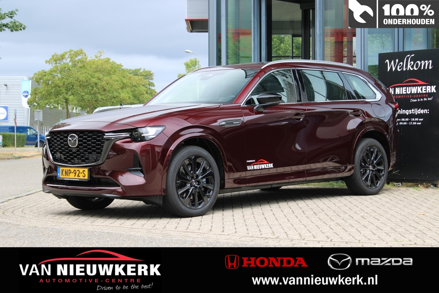 Mazda CX-80 - 2.5 e-Skyactiv PHEV 327pk AWD 8AT Homura | Keyless | HUD | Pano | Bose | 3e zitrij | 360 C - AutoWereld.nl