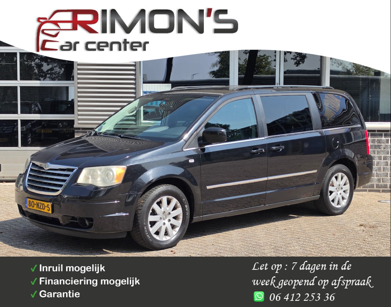 Chrysler Grand Voyager - 3.8 V6 Executive Edition 7p aut Leder Geen Nette Auto - AutoWereld.nl