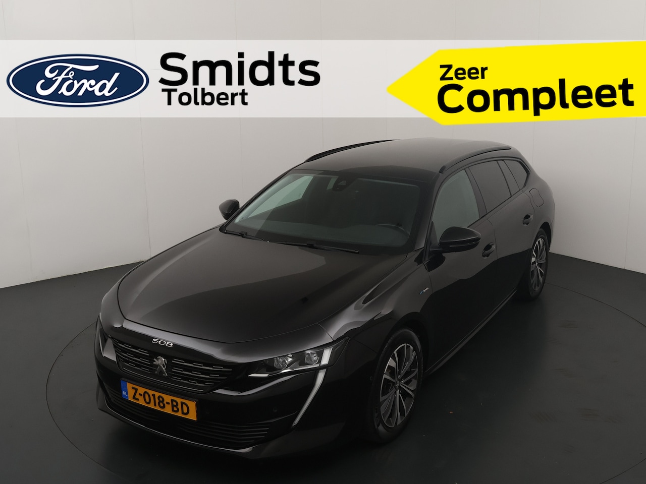 Peugeot 508 - 1.6 HYbrid Allure Pack Business | Stoelverwarming | AR Camera | Trekhaak | Dodehoek detect - AutoWereld.nl