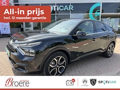 Citroën Ë-C4 - Shine 50 kWh 136 pk Automaat Range tot 320 km Panoramadak