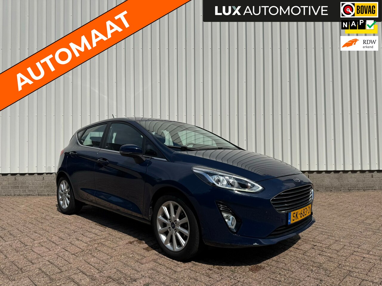 Ford Fiesta - 1.0 EcoBoost Titanium 1.0 EcoBoost Titanium, CarPlay, Navi, Clima, NAP - AutoWereld.nl