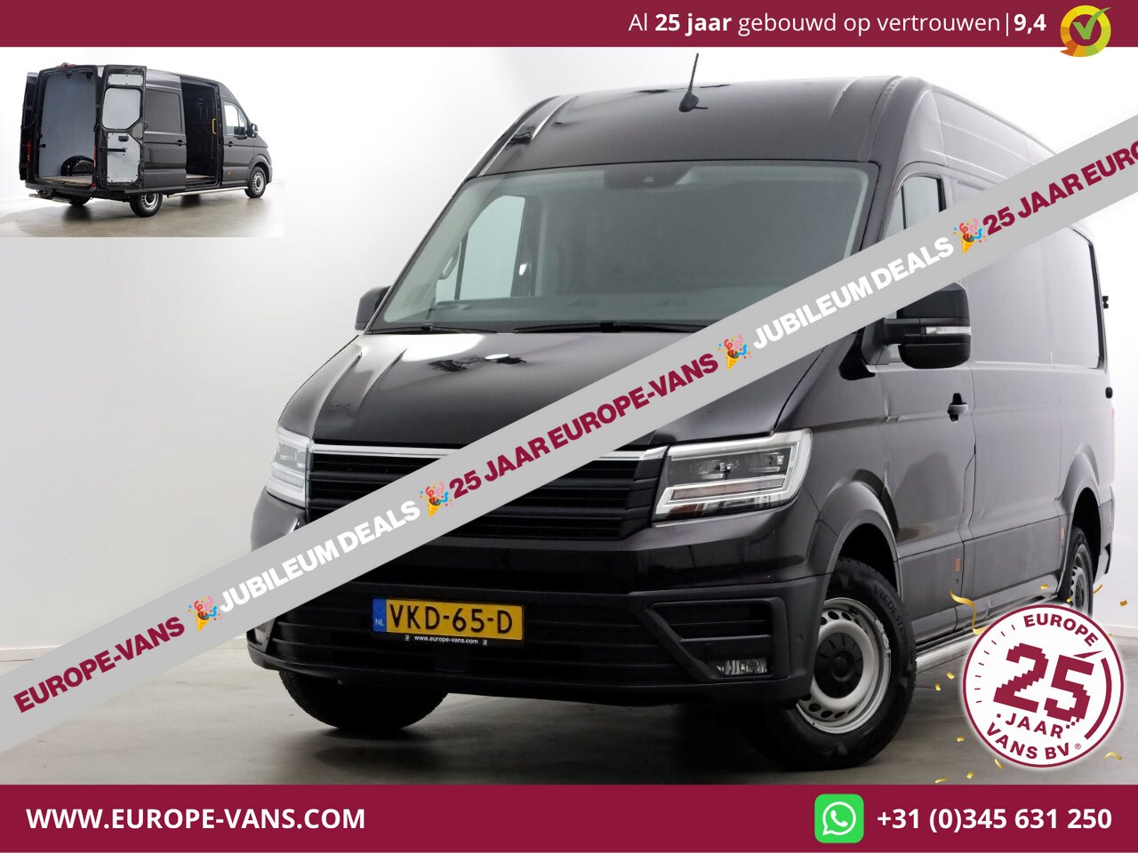 Volkswagen Crafter - 35 2.0 TDI 177pk DSG-Automaat L3H3 (L2H2) LED/Camera/Trekhaak 3500kg 05-2021 - AutoWereld.nl
