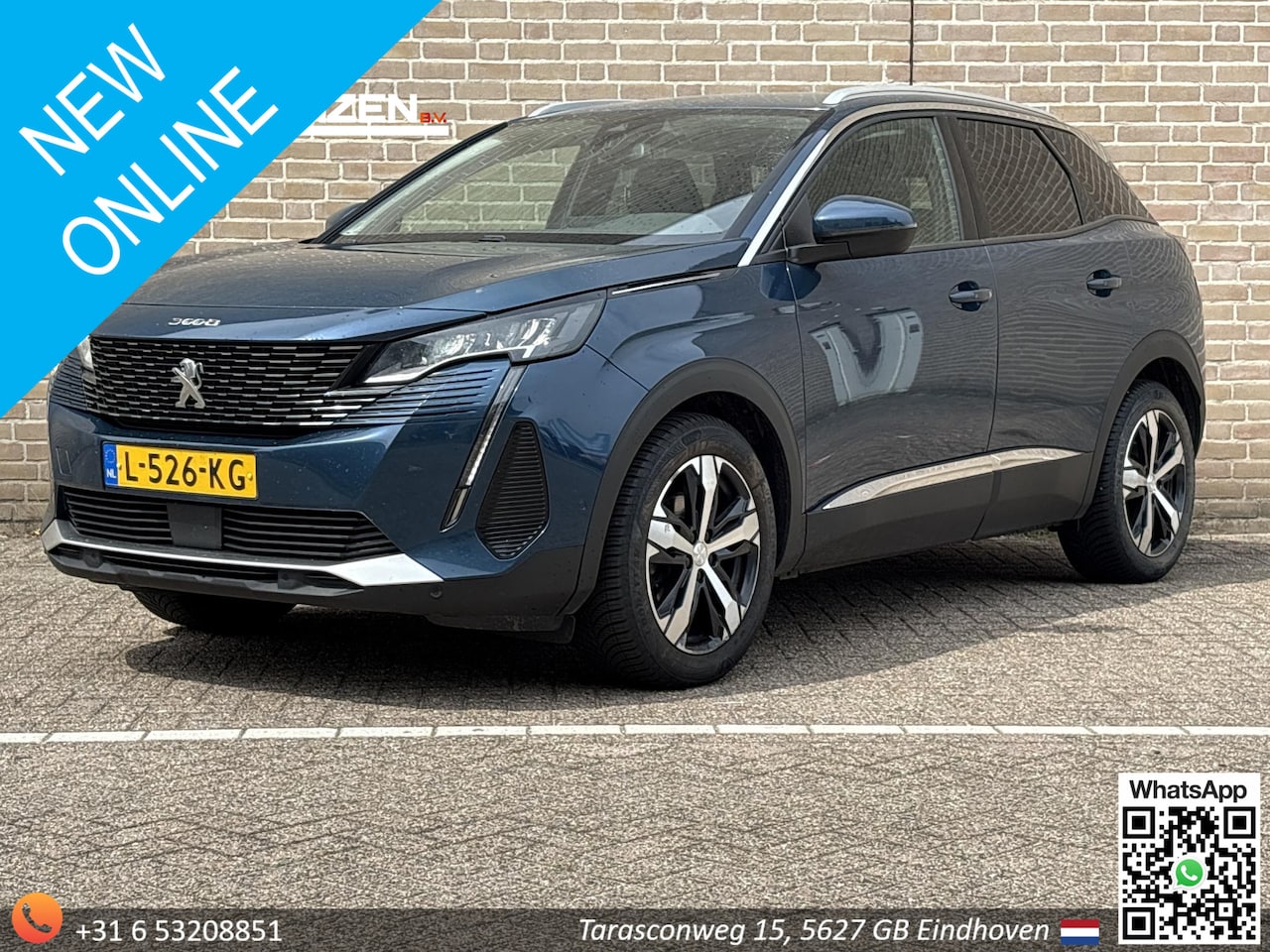 Peugeot 3008 - 1.2 PureTech Blue Lease Allure | € 10.700,- NETTO! | Automaat - AutoWereld.nl
